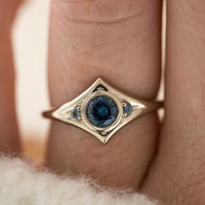 Blue Montana Sapphire Ring